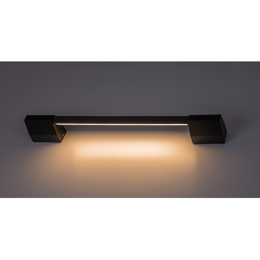 Rabalux - Applique murale d'extérieur LED, 8 W, 230 V, IP54, 59,5 cm, noire