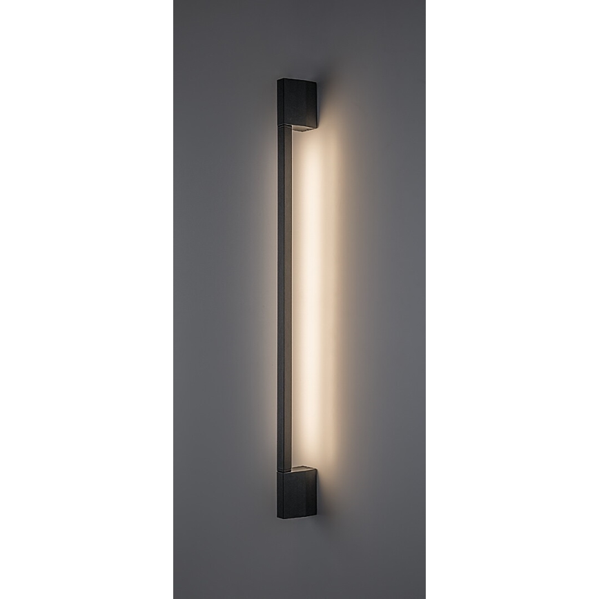 Rabalux - Applique murale d'extérieur LED, 8 W, 230 V, IP54, 59,5 cm, noire
