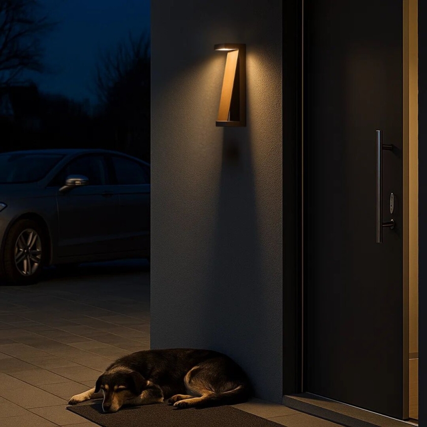 Rabalux - Applique murale d'extérieur LED/13W/230V IP65 marron