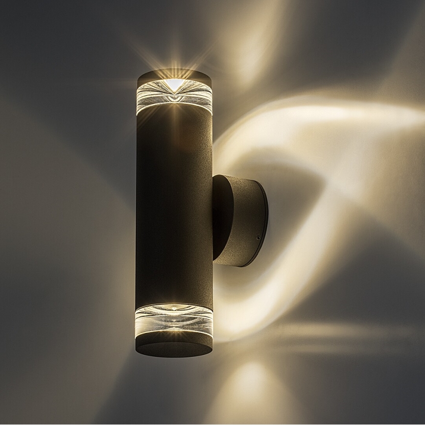 Rabalux - Applique murale extérieure 2x GU10/10W/230V IP54 anthracite