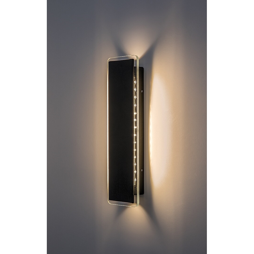 Rabalux - Applique murale extérieure LED 18 W/230 V IP54, noire