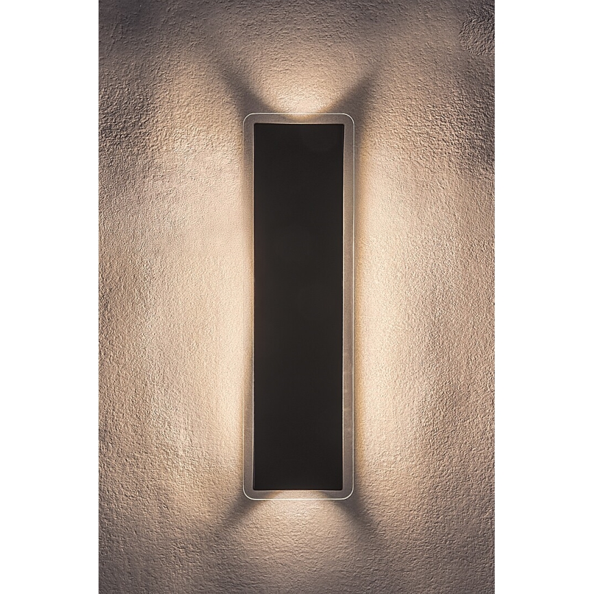 Rabalux - Applique murale extérieure LED 18 W/230 V IP54, noire