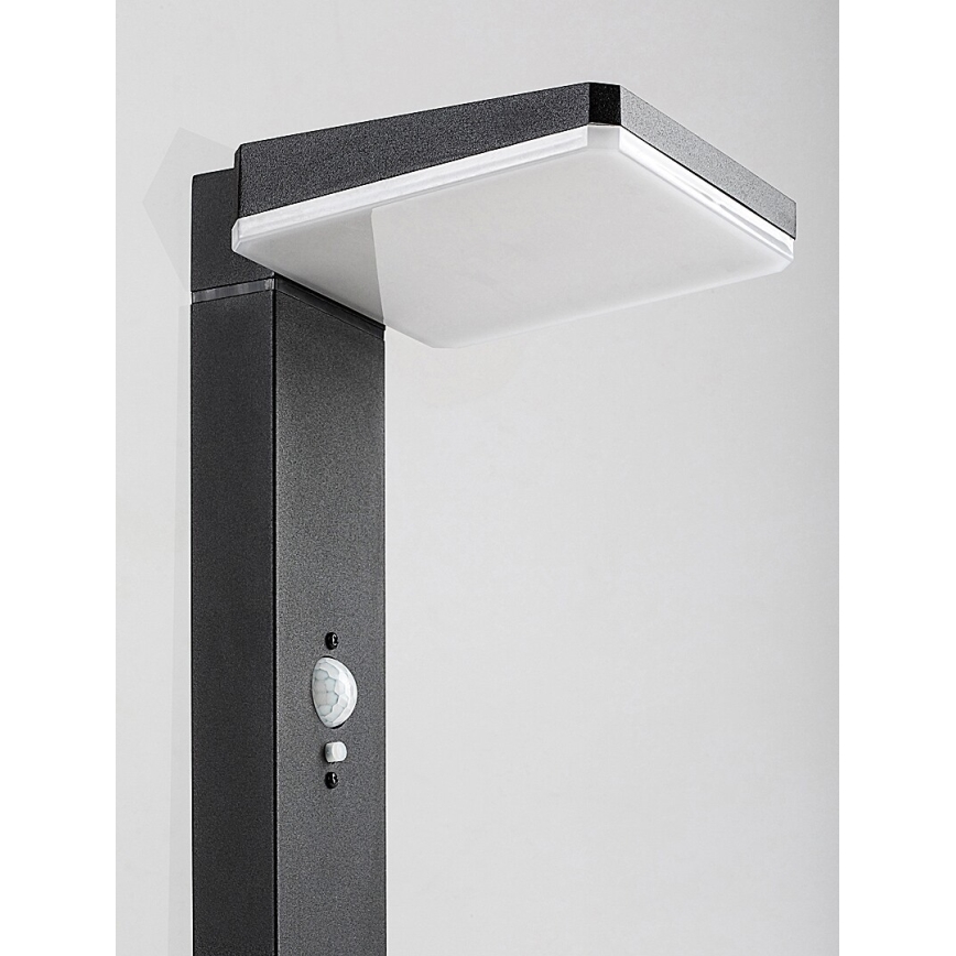 Rabalux - Lampe solaire d'extérieur LED dimmable avec capteur LED/4,4W/3,7V IP54 anthracite 2200 mAh