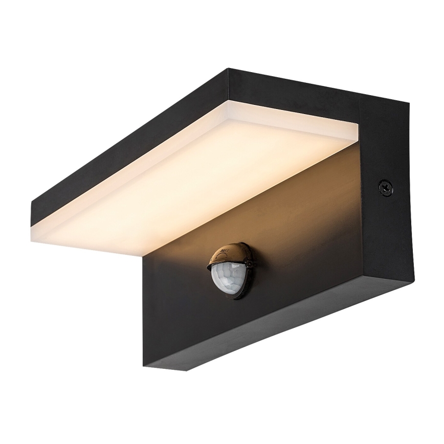 Rabalux - Applique murale extérieure avec détecteur LED/9W/230V 2700/4000/6500K IP54 noir