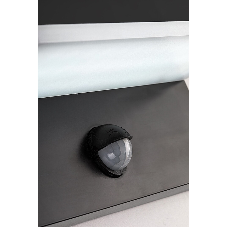 Rabalux - Applique murale extérieure avec détecteur LED/9W/230V 2700/4000/6500K IP54 noir