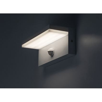 Rabalux - Applique murale extérieure avec détecteur LED/9W/230V 2700/4000/6500K IP54 blanc