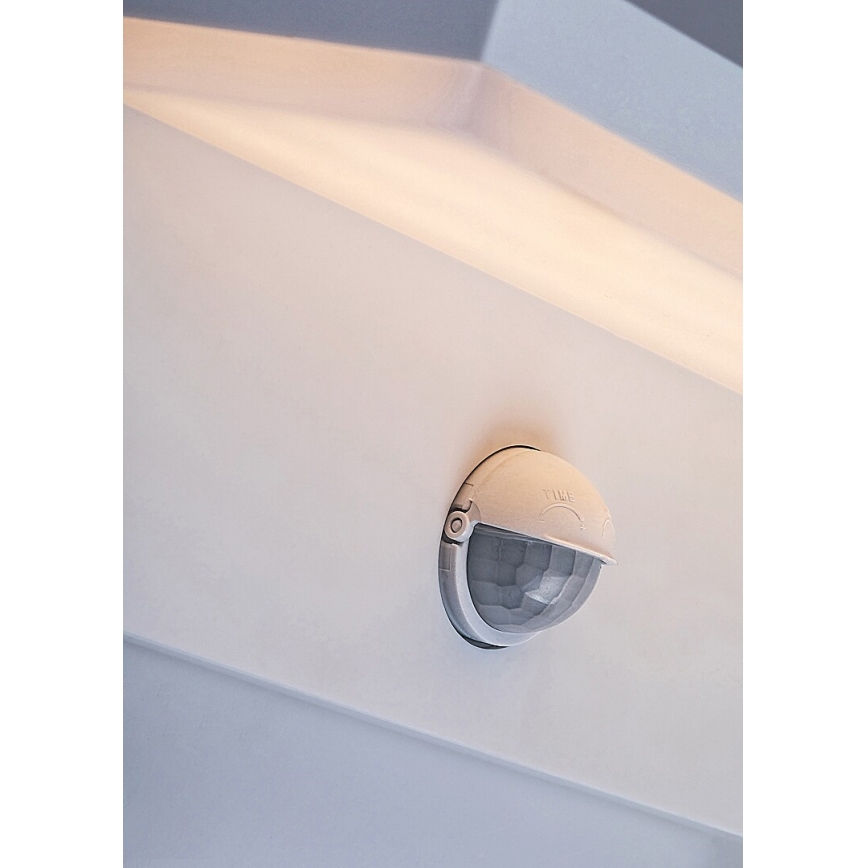 Rabalux - Applique murale extérieure avec détecteur LED/9W/230V 2700/4000/6500K IP54 blanc
