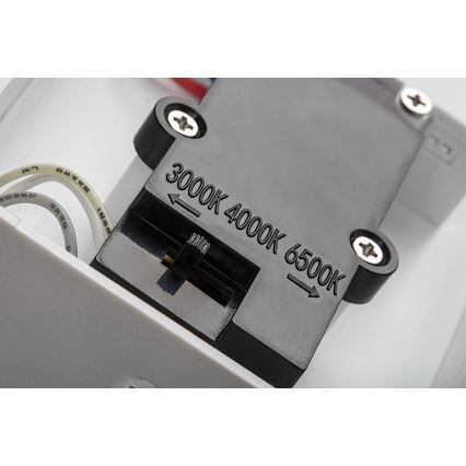 Rabalux - Applique murale extérieure avec détecteur LED/9W/230V 2700/4000/6500K IP54 blanc