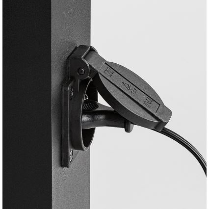 Rabalux - Lampe extérieure avec prise 1xE27/12W/230V IP44