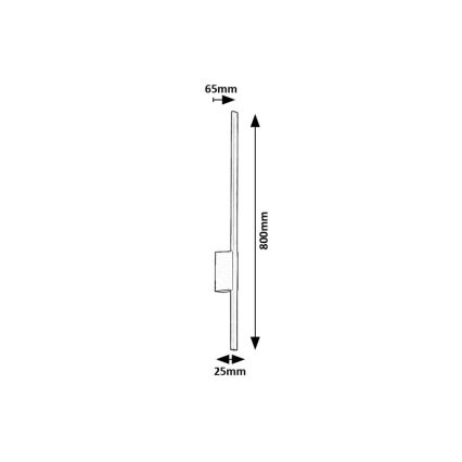 Rabalux - Applique murale extérieure LED/12W/230V IP44