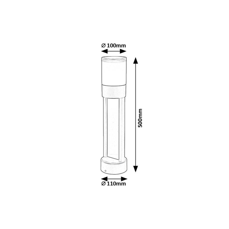 Rabalux - Lampe extérieure LED/12W/230V IP44 50 cm