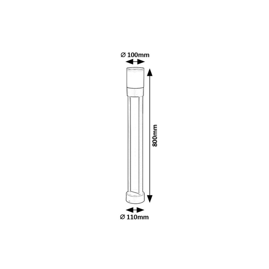 Rabalux - Lampe extérieure LED/12W/230V IP44 80 cm