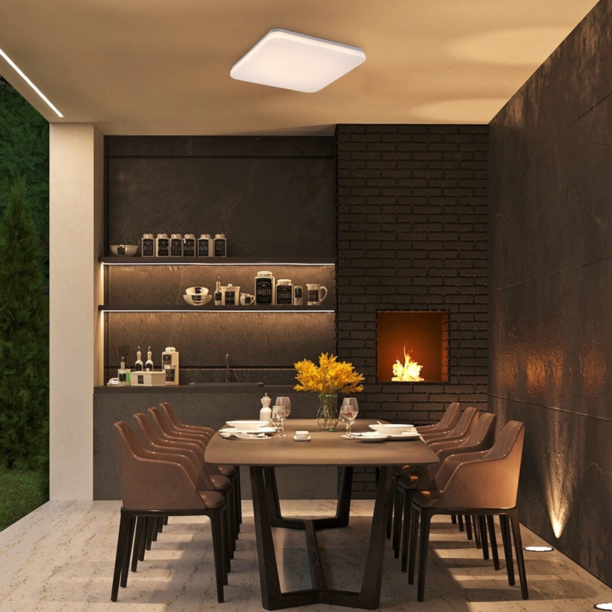 Rabalux - Plafonnier LED pour salle de bains LED/36W/230V 3000/4000/6000K IP44 41x41 cm