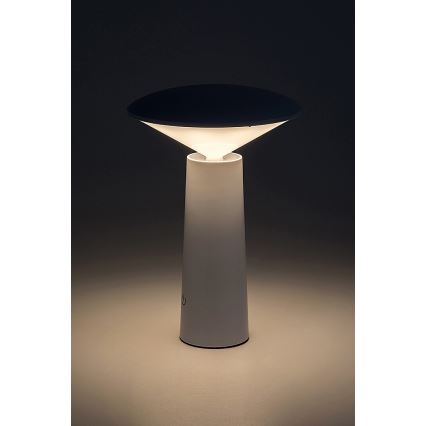 Rabalux - Lampe de table tactile rechargeable et à intensité variable POLPERRO LED/3W/3,7V 1200mAh blanc