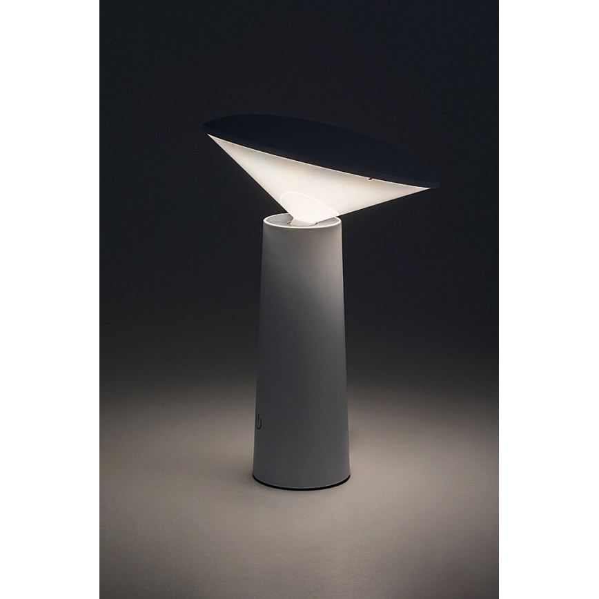 Rabalux - Lampe de table tactile rechargeable et à intensité variable POLPERRO LED/3W/3,7V 1200mAh blanc