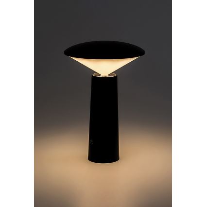 Rabalux - Lampe de table tactile rechargeable et à intensité variable POLPERRO LED/3W/3,7V 1200mAh noir