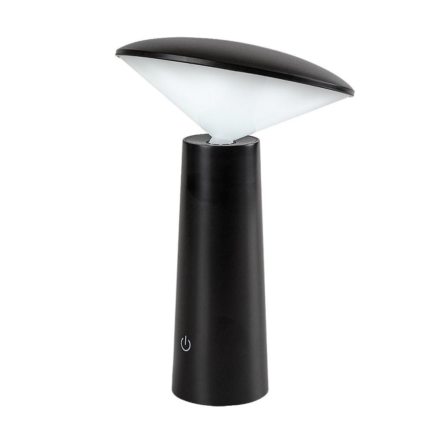 Rabalux - Lampe de table tactile rechargeable et à intensité variable POLPERRO LED/3W/3,7V 1200mAh noir