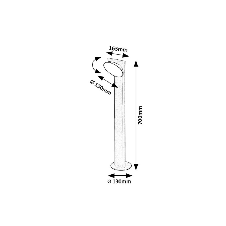 Rabalux - Lampe extérieure LED/12W/230V IP54