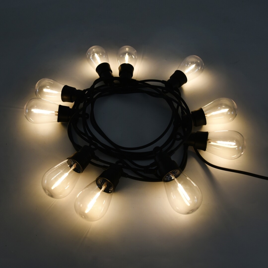 Rabalux - Guirlande solaire LED/3,6W/3,7V 6,5 m 1200mAh IP44