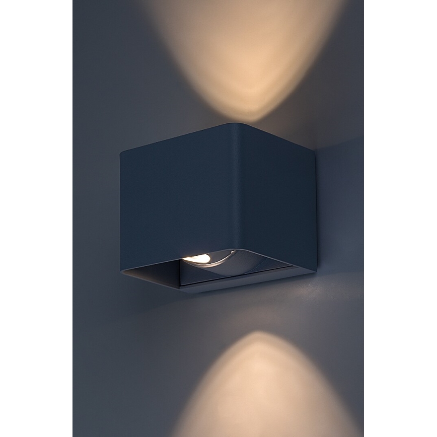 Rabalux - Applique murale extérieure LED/10W/230V IP54 gris