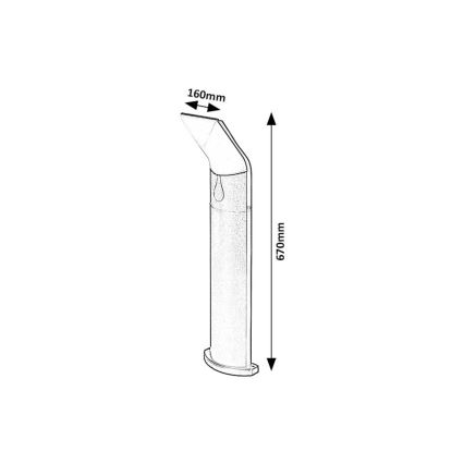 Rabalux - Lampe extérieure LED/10W/230V IP54