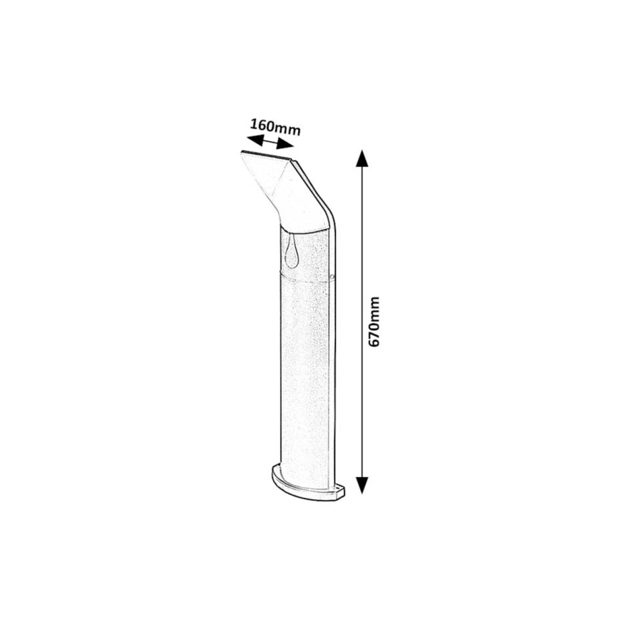 Rabalux - Lampe extérieure LED/10W/230V IP54