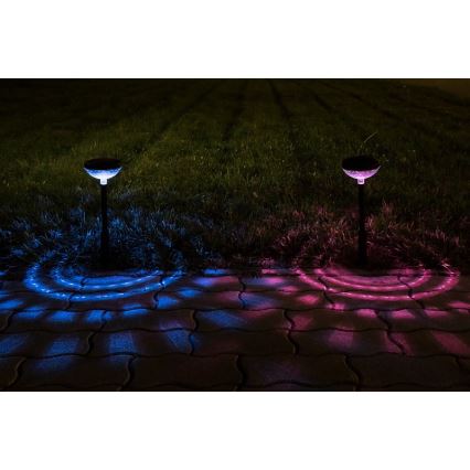 Rabalux - Luminaire solaire RGB LED/0,1W/1,2V 600mAh IP44