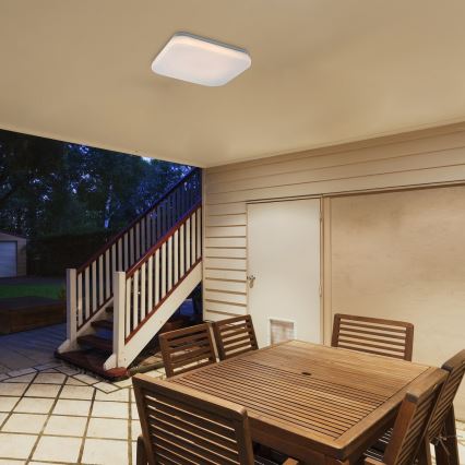 Rabalux - LED Plafonnier pour salle de bains LED/18W/230V 3000/4000/6000K IP44 28,5x28,5 cm