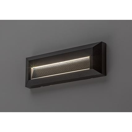 Rabalux - Applique murale extérieure LED/6W/230V IP65 noire