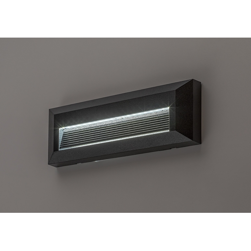Rabalux - Applique murale extérieure LED/6W/230V IP65 noire