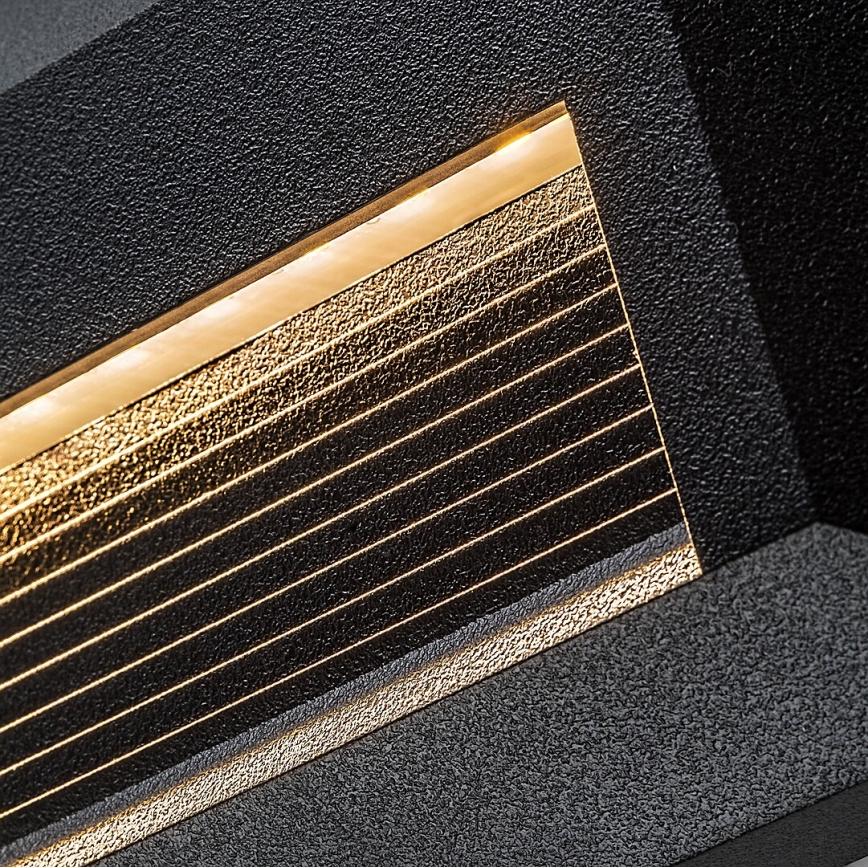 Rabalux - Applique murale extérieure LED/6W/230V IP65 noire