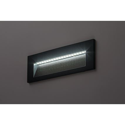 Rabalux - Applique murale d'extérieur LED/6W/230V IP65 noir