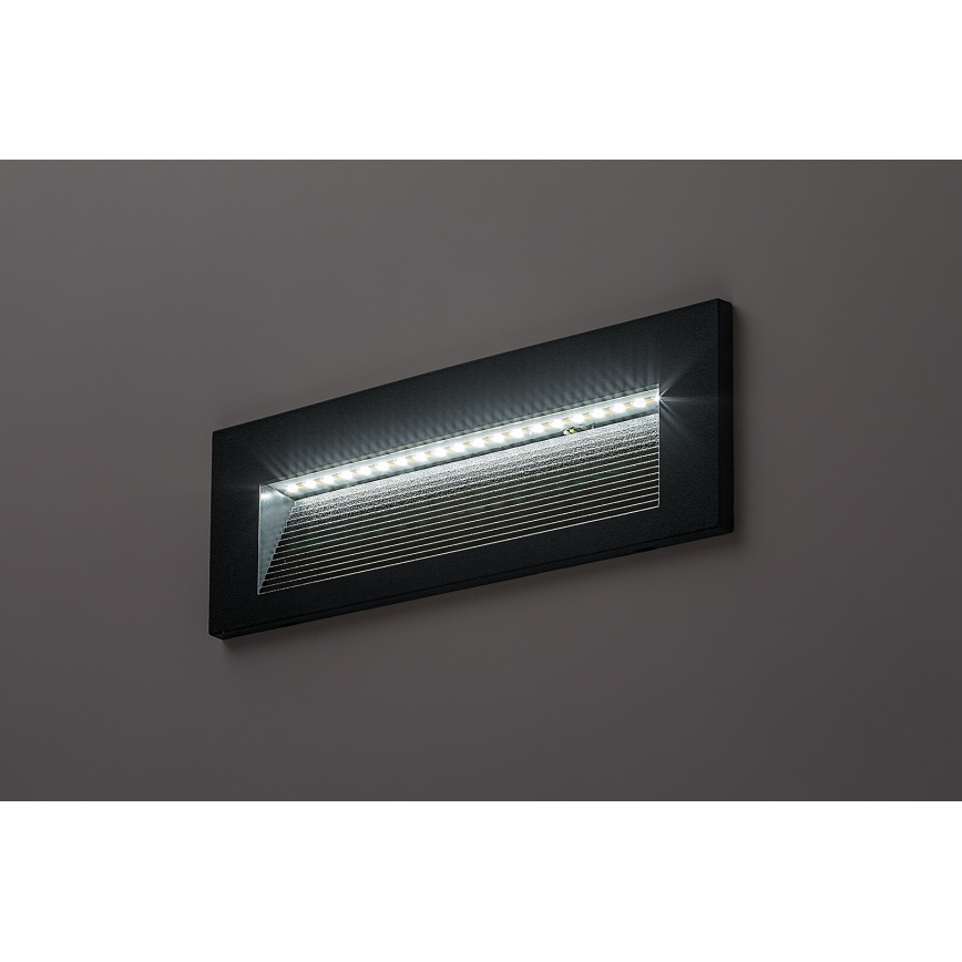 Rabalux - Applique murale d'extérieur LED/6W/230V IP65 noir