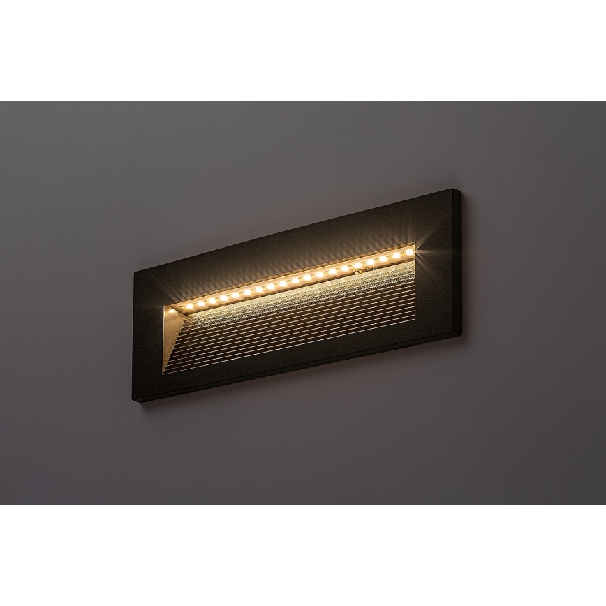 Rabalux - Applique murale d'extérieur LED/6W/230V IP65 noir
