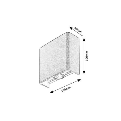 Rabalux - Applique murale extérieure LED 2W/230V 2000/2700/4000K IP65