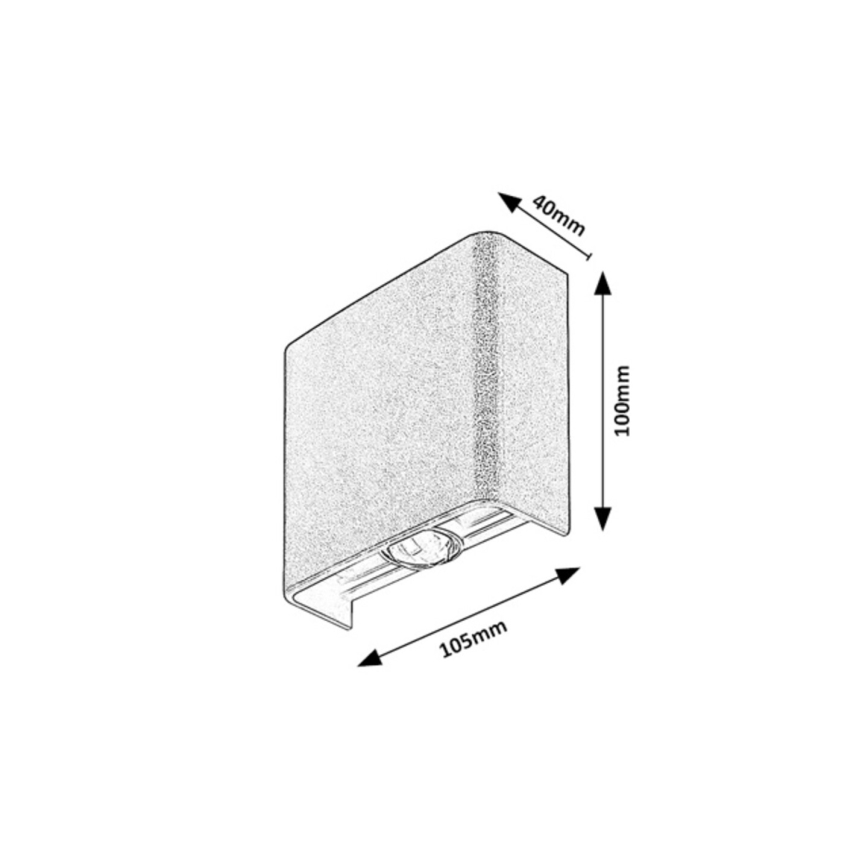 Rabalux - Applique murale extérieure LED 2W/230V 2000/2700/4000K IP65