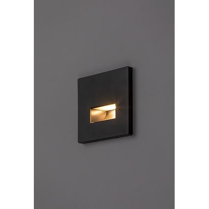 Rabalux - Luminaire LED pour escalier 1W/230V 3000/4500/6500K noir