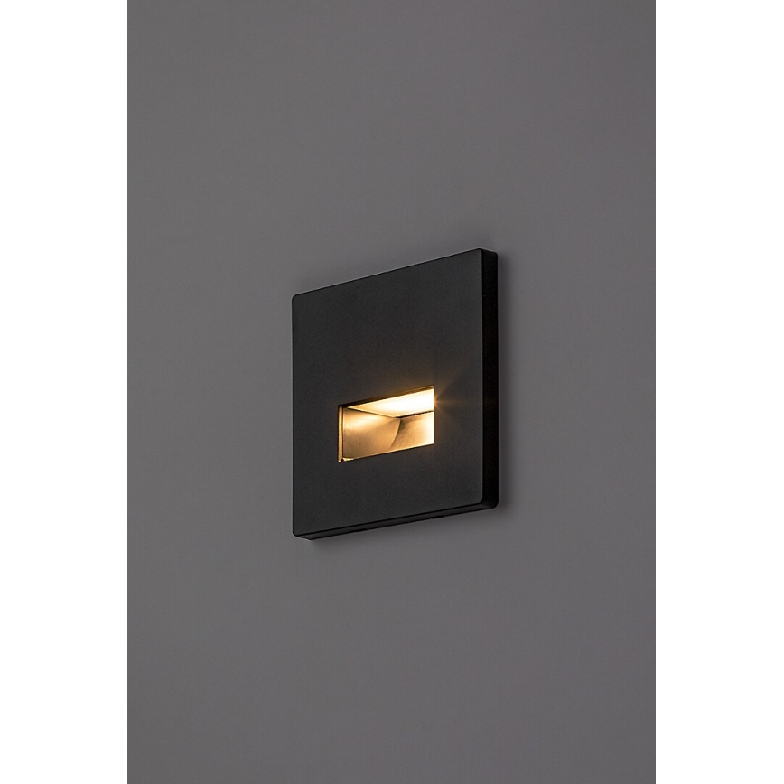 Rabalux - Luminaire LED pour escalier 1W/230V 3000/4500/6500K noir