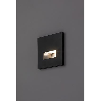 Rabalux - Luminaire LED pour escalier 1W/230V 3000/4500/6500K noir