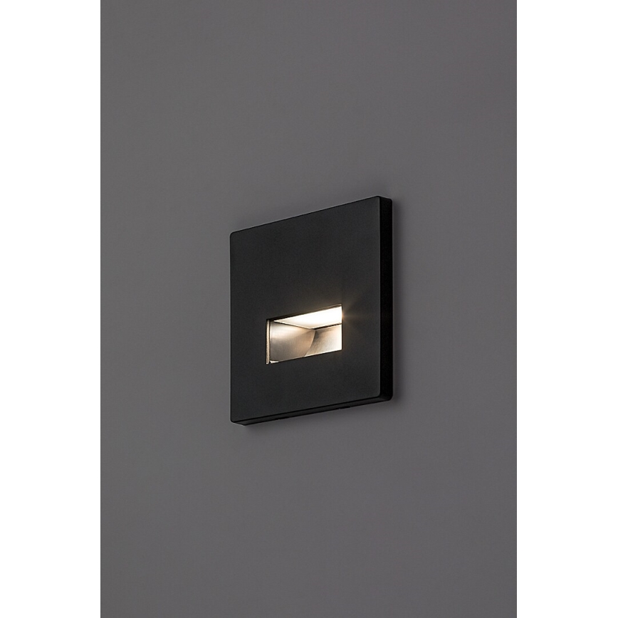 Rabalux - Luminaire LED pour escalier 1W/230V 3000/4500/6500K noir