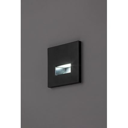 Rabalux - Luminaire LED pour escalier 1W/230V 3000/4500/6500K noir