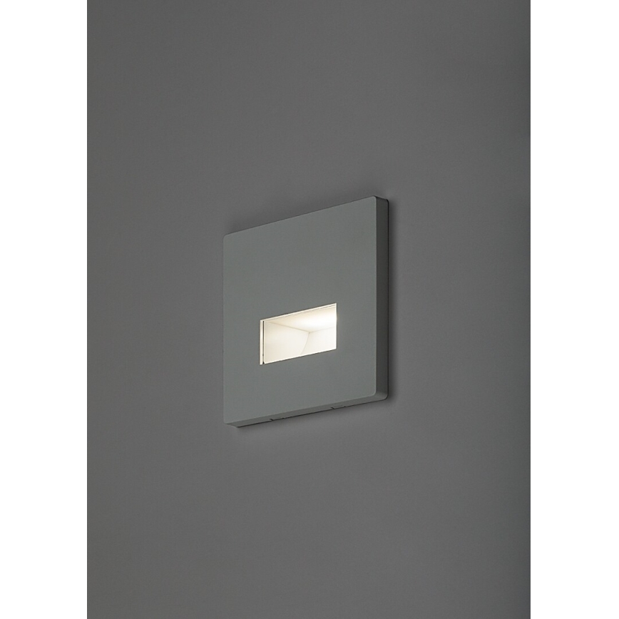 Rabalux - Luminaire LED d'escalier, 1 W, 230 V, 3000/4500/6500 K, blanc