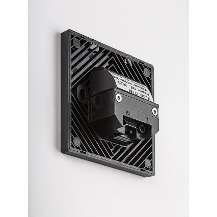 Rabalux - Luminaire d'escalier LED avec capteur de mouvement et capteur crépusculaire LED/1W/230V 3000/4500/6500K noir