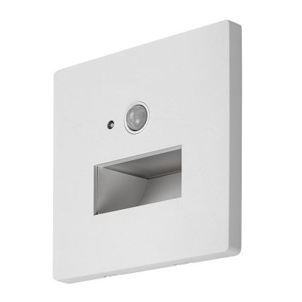 Rabalux - Luminaire d'escalier LED avec détecteur de mouvement et capteur crépusculaire LED/1W/230V 3000/4500/6500K blanc