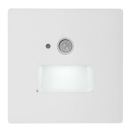 Rabalux - Luminaire d'escalier LED avec détecteur de mouvement et capteur crépusculaire LED/1W/230V 3000/4500/6500K blanc