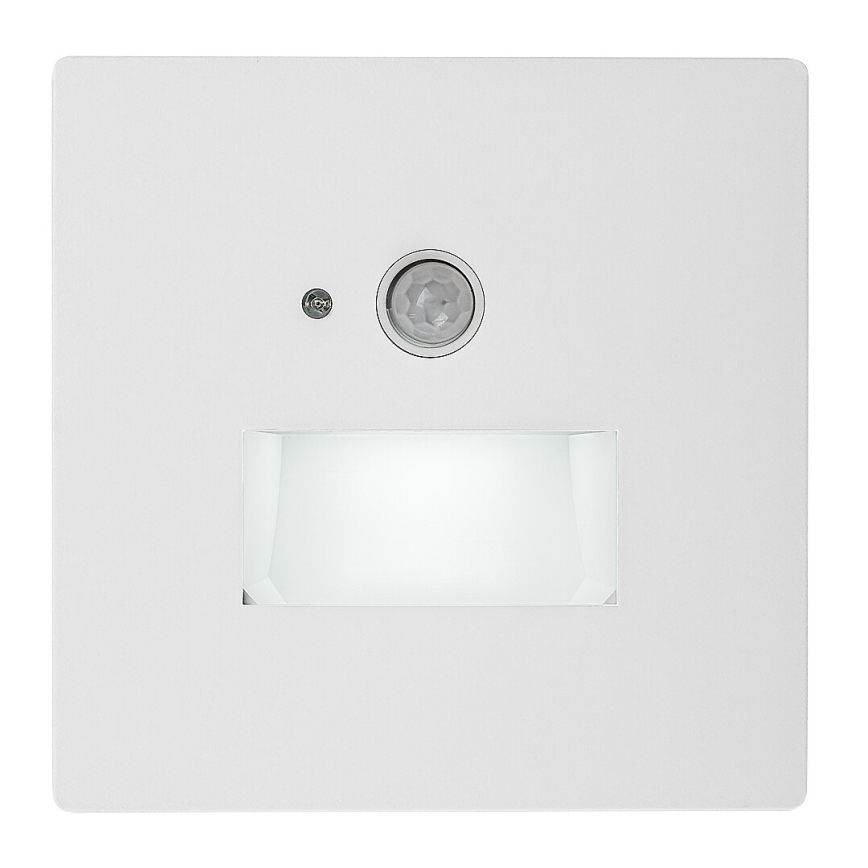 Rabalux - Luminaire d'escalier LED avec détecteur de mouvement et capteur crépusculaire LED/1W/230V 3000/4500/6500K blanc