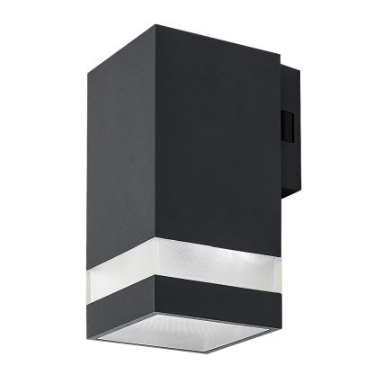 Rabalux - Applique murale d'extérieur LED, 9W, 230V, IP65, anthracite