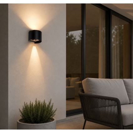 Rabalux - Applique murale d'extérieur LED/5W/230V 2700/4000/6500K IP54 noir