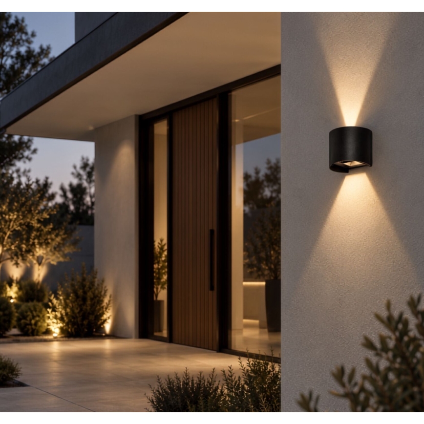 Rabalux - Applique murale d'extérieur LED/5W/230V 2700/4000/6500K IP54 noir