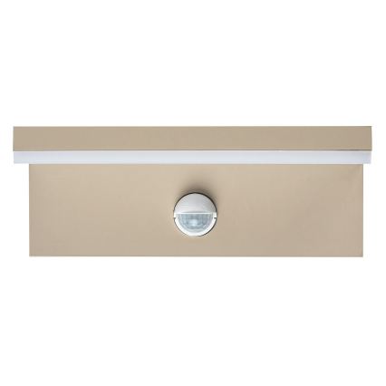 Rabalux - Applique murale LED d'extérieur avec détecteur LED/9W/230V IP54 beige